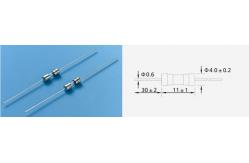 China 1A 250V 3.6x10mm Fast-acting Glass Auto Fuse , Electrical Fuse supplier