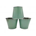 Wholesale 5L to 10L  Large Ice Metal Tin Buckets With Metal Handle for sale