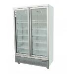 China Cold Drink 1260L Beer Upright Glass Door Freezer 220V To 240V for sale