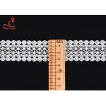 Embroidered Circular Water Soluble Lace Trim Border For Garment Accessory