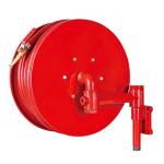 Red Fire Hose Reel And Cabinet Automatic / Manual Swinging Fire Water Hose for sale