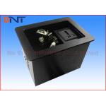 Commercial Compact Table Cable Cubby , Slip Up Conference Table Connectivity Box for sale