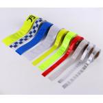 High Visibility Sew On Reflective Tape For Clothing Yellow Safety Tape Traffic Sign fabric for sale