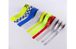 China High Visibility Custom Printed Retro PVC Reflective Safety Tape With CE EN471 supplier