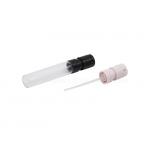 Mini Glass Perfume Tester Bottle With Plastic Spray Pump 3ml Atomizer for sale