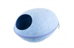 China Zipper EN 71 Natural 33cm Length Felt Cat Cave Bed supplier