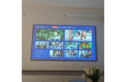 China Nano Coated HD Projection Screens 170 Degree Wall Mounted Projection Screens White supplier
