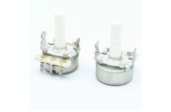 China Latest 16mm Plastic Shaft  Solder Lug Pin B100k Rotary Potentiometer supplier