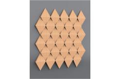 China Acoustic Cork Wall Tiles with Geometric Surface, Customized Shape supplier