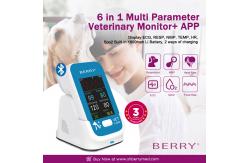 China Plastic Multi Parameter Veterinary Patient Monitor For Small Animal supplier