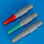 Redel 4 Pin Straight Plug Plastic Circular Connectors For Medical Scanner for sale