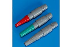 China Redel 4 Pin Straight Plug Plastic Circular Connectors For Medical Scanner supplier