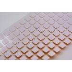 6mmx6mm 1.5mil White Gloss High Temperature Resistant Polyimide Label