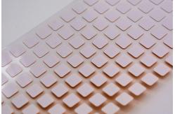 China 6mmx6mm 1.5mil White Gloss High Temperature Resistant Polyimide Label supplier