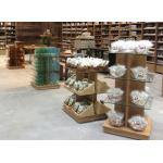 3 Tier Glass Display Rack For Shop Shoe Showcase Clothing Gondola Shelves for sale
