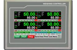 China 4 Scale TFT - Touch Digital Weight Indicator Controller With Loss Calibration supplier