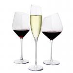 Slant Industries 450ml Wine Glass , Unique Shaped Crystal Champagne Glasses for sale