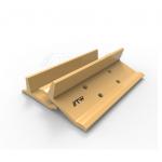SG280A-23 D375A Grouser Track Parts Pads Yellow 280 Link Pitch600mm Track Plates for sale