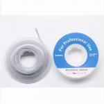 China Tissue Guard Archwire Sleeve 5 Meters Clear Silver Color 0.037 Inch I.D Orthodontic Protection factory