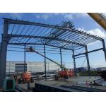 TEKLA Modeling Steel Frame Workshop With Colorful Cladding And Roofing Sheet for sale