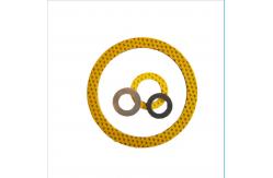 China Rolled Bronze Yellow POM Boundary Lubricating Bearings Flanged Sleeve supplier
