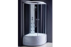 China 5mm Quadrant Black Shower Enclosure Aluminum Frame Sliding supplier