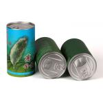 Offest Print Pop Top Paper Tube Containers For Dry Food Packaging for sale