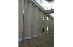China Folding Movable Sliding Partition Walls / Hanging Room Dividers Auditorium Ceiling Materials supplier