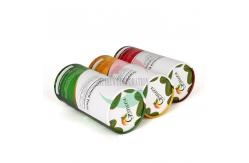 China Red Pantone Round Box Paper Tube Packaging Tea Tins Customized supplier