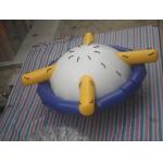 0.9mm PVC Tarpaulin Sealed Inflatable Saturn Obstacles For Water Park for sale