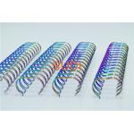 Rainbow Gold 5/8 Inch-1-3/4 Inch Wire O Bindings, Suitable For High-End Notebooks for sale