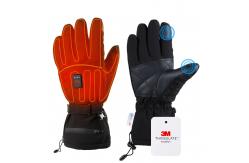 China Electric Rechargeable Warming Gloves 7.4V 12V Polyester supplier