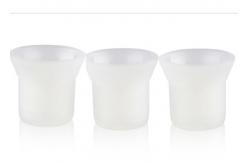 China Eco Plastic Permanent Makeup Tools PMU Accessory Microblading Pigment Sponge Cup supplier