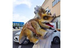 China Realistic Animatronic Baby Dinosaur Puppet for Dino Park and Show supplier