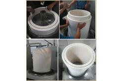 China ZrO2 Shield Zirconium Oxide Ceramics For Sapphire Crystal Growth By Kyropoulos Method supplier