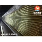 ASTM B111 C68700 / CuZn20Al2 / CW307G Aluminium Brass Copper Alloy Tube for sale