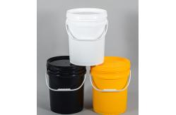 China Stackable Five Gallon Plastic Pails 20Liter Capacity For Various Applications supplier