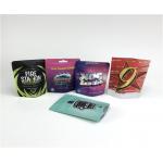 Soft Touch Custom Printing Smell Proof  Weed Kratom Bag 3.5g 7g 14g Cannabies Packaging Mylar Bag for sale