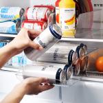 Transparent Fridge Organiser Boxes 37x11cm Plastic Kitchen Organizer for sale