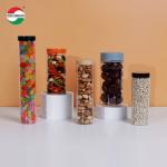High Transparent Airting Plastic Can with Screw Top for Nuts Peanuts