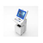 OEM Hospital Touch Screen Information Kiosk TFT LED Display With Wheels