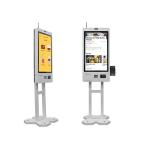 Self Checkout Kiosk Machine For Restaurant Order With Floor Standing Installation for sale