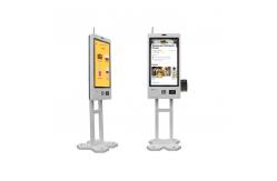 China Touch Screen Self Ordering Payment Window Terminal Restaurant Self Checkout Kiosk Machines supplier