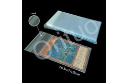 China CPP Sealable Top Loading Card Sleeves 60x87mm Extral Clear PP supplier