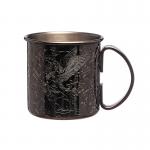 LFGB Stainless Steel Wine Glass Black Mule Mug For Cocktail Wedding Gift Drinkware for sale