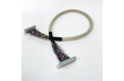 China 2.54mm Pitch Black Ribbon Flat Cable With UL2651 28awg IDC Connector supplier