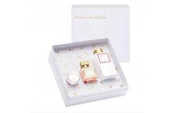 China Lid And Base Rigid Cardboard Purfume Packaging Box With Foam Insert supplier