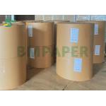 High Tensile Strength Dark Brown Color Extensible Kraft Paper Roll With 102cm Width for sale