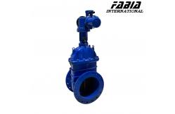 China Cast Iron Soft Seal Flange Elastic Seat Switch Valve Hand Electric Gate Valve supplier