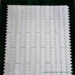                  Pitch 25.4mm 1000 Plastic Modular Conveyor Belt for Transporting              for sale